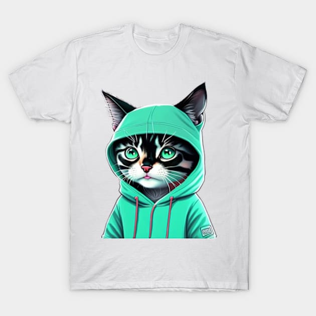 Cute kitten T-Shirt by IDesign23